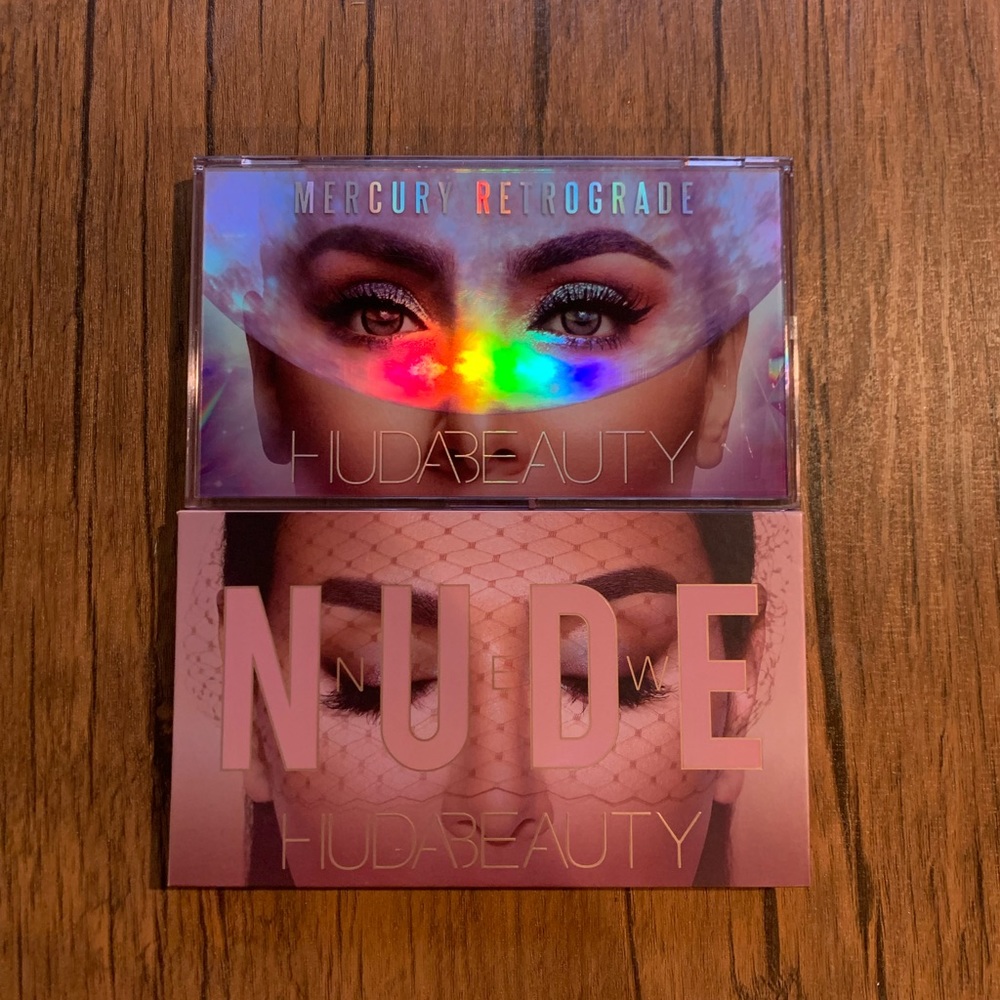 Huda Beauty Retrograde and Nude Palette Bundle